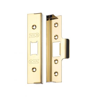 Click Here To Enlarge This Photo Of ZUKR04PVD - Zoo Hardware 13mm Rebate Kit to Suit ZUKR Flat Latch - PVD Stainless Brass