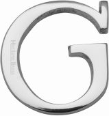 C1565 2 G-PC Heritage Brass Alphabet G Pin Fix 51mm (2") Polished Chrome Finish