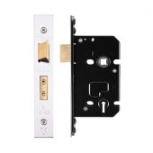 ZUKS364SS - Zoo Hardware Architectural Heavy Duty 3 Lever Sashlock 64mm (45mm backset) Satin Stainless Steel