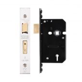 ZUKS564SS - Zoo Hardware Architectural Heavy Duty 5 Lever Sashlock 64mm (45mm backset) Satin Stainless Steel