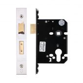 ZUKS76EPSS - Zoo Hardware Architectural Heavy Duty Euro Profile Sashlock 76mm (57mm backset) Satin Stainless Steel