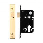 ZUKU64PVD - Zoo Hardware Architectural Heavy Duty Upright Latch 64mm (45mm backset) PVD Stainless Brass