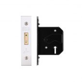 ZURD364SS - Zoo Hardware 3 Lever Replacement Deadlock 64mm (45mm backset) Satin Stainless Steel