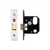 ZURNL64SS - Zoo Hardware Replacement Mortice Nightlatch 64mm (45mm backset) Satin Stainless Steel