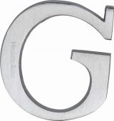 C1565 2 G-SC Heritage Brass Alphabet G Pin Fix 51mm (2") Satin Chrome Finish