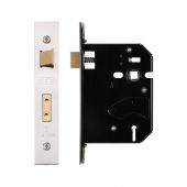 ZURS376SS - Zoo Hardware 3 Lever Replacement Sashlock 76mm (57mm backset) Satin Stainless Steel