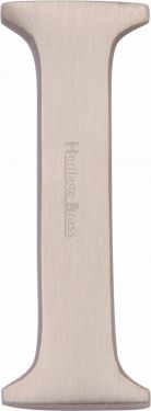 Click Here To Enlarge This Photo Of C1565 2 I-SN Heritage Brass Alphabet I Pin Fix 51mm (2") Satin Nickel Finish