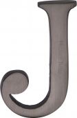C1565 2 J-MB Heritage Brass Alphabet J Pin Fix 51mm (2") Matt Bronze Finish