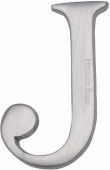 C1565 2 J-SC Heritage Brass Alphabet J Pin Fix 51mm (2") Satin Chrome Finish