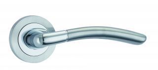 Fortessa - FCOAMA-SPC - Amalfi Lever on a Rose Satin/Polished Chrome Finish