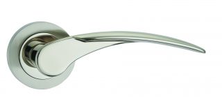 Fortessa - FDEAPO-SNNP - Apollo Lever on a Rose Satin Nickel/Polished Nickel Finish