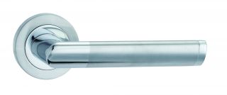 Fortessa - FCOAZT-SPC - Aztec Lever on a Rose Satin/Polished Chrome Finish