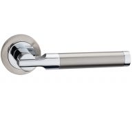 Fortessa - FDECAS-SNNP - Castille Lever on a Rose Satin Nickel/Polished Nickel Finish