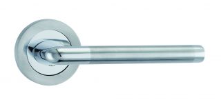 Fortessa - FCOFOK-SPC - Foko Lever on a Rose Satin/Polished Chrome Finish