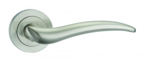 Click Here To Enlarge This Photo Of Fortessa - FCOSWI-SN - Swish Lever on a Rose Satin Nickel Finish