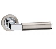 Fortessa - FDETOR-SNNP - Torres Lever on a Rose Satin Nickel/Polished Nickel Finish