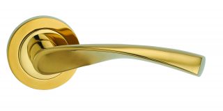Fortessa - FCOVER-PVD - Verto Lever on a Rose Polished Brass Finish