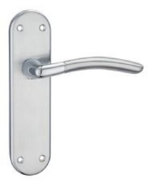 Click Here To Enlarge This Photo Of Fortessa - FLOCAMA-SPC - Amalfi Lock on Backplate Satin/Polished Chrome Finish