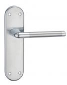 Fortessa - FLATFOK-SPC - Foko Latch on Backplate Satin/Polished Chrome Finish