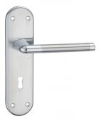 Fortessa - FLOCFOK-SPC - Foko Lock on Backplate Satin/Polished Chrome Finish
