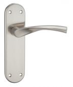 Fortessa - FLATVER-SN - Verto Latch on Backplate Satin Nickel Finish