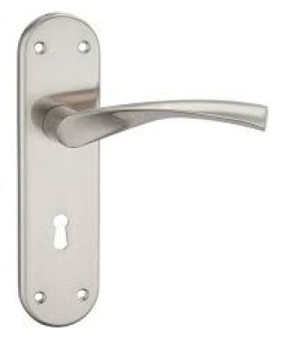 Click Here To Enlarge This Photo Of Fortessa - FLOCVER-SN - Verto Lock on Backplate Satin Nickel Finish