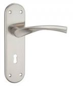 Fortessa - FLOCVER-SN - Verto Lock on Backplate Satin Nickel Finish