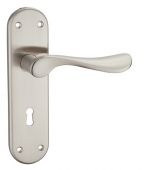 Fortessa - FLOCWAV-SN - Wave Lock on Backplate Satin Nickel Finish