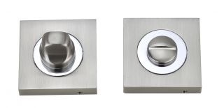 Fortessa - FWCSTT-SNCP - Square Turn and Release Satin Nickel/Polished Chrome Finish