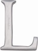 C1565 2 L-SC Heritage Brass Alphabet L Pin Fix 51mm (2") Satin Chrome Finish