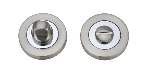 Click Here To Enlarge This Photo Of Fortessa - FWCTT-SNCP - Round Turn and Release Satin Nickel/Polished Chrome Finish