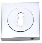 Fortessa - FSESC-PC - Square Keyhole Escutcheon Polished Chrome Finish