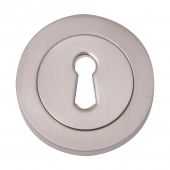Fortessa - FESC-SN - Round Keyhole Escutcheon Satin Nickel Finish