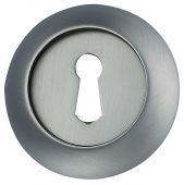 Fortessa - FRESC-SN - Round Raised Keyhole Escutcheon Satin Nickel Finish