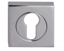 Fortessa - FSEESC-PC - Square Euro-Profile Escutcheon Polished Chrome Finish
