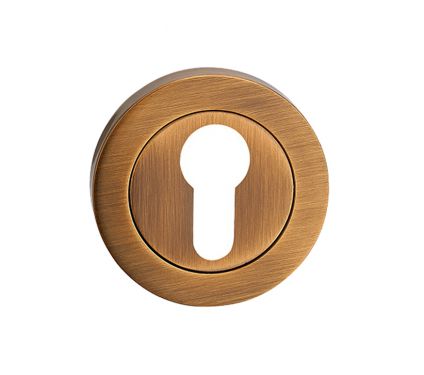 Click Here To Enlarge This Photo Of Fortessa - FEESC-AB - Round Euro-Profile Escutcheon Antique Bronze Finish