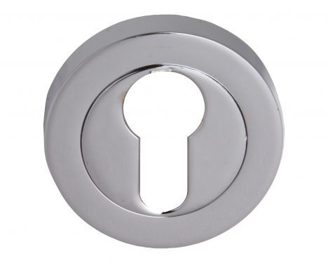 Click Here To Enlarge This Photo Of Fortessa - FEESC-PC - Round Euro-Profile Escutcheon Polished Chrome Finish