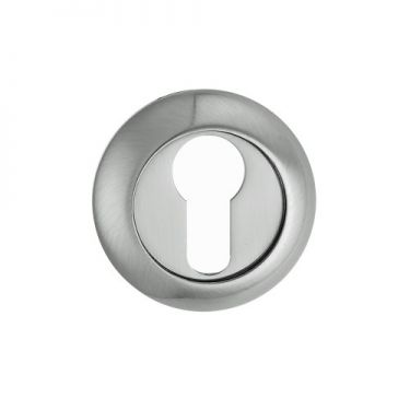 Click Here To Enlarge This Photo Of Fortessa - FREESC-PC - Round Raised Euro-Profile Escutcheon Polished Chrome Finish