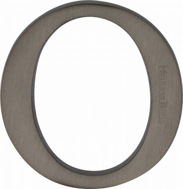 Click Here To Enlarge This Photo Of C1565 2 O-MB Heritage Brass Alphabet O Pin Fix 51mm (2") Matt Bronze Finish