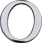C1565 2 O-PC Heritage Brass Alphabet O Pin Fix 51mm (2") Polished Chrome Finish