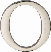 C1565 2 O-PNF Heritage Brass Alphabet O Pin Fix 51mm (2") Polished Nickel Finish