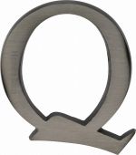 C1565 2 Q-MB Heritage Brass Alphabet Q Pin Fix 51mm (2") Matt Bronze Finish