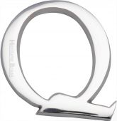 C1565 2 Q-PC Heritage Brass Alphabet Q Pin Fix 51mm (2") Polished Chrome Finish