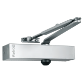 L27521 - UNION RETRO V Size 3-4 Overhead Door Closer - Silver