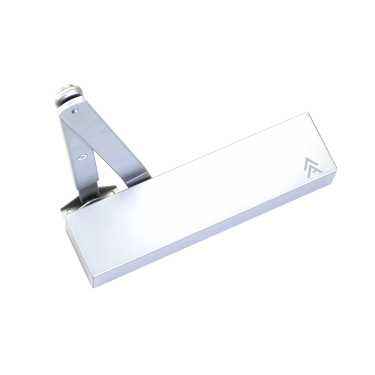 Click Here To Enlarge This Photo Of L25755 - FREEMAN & PARDOE ARROW 325 Size 2-5 Overhead Door Closer - Satin Stainless Steel