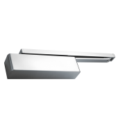 L23556 - BRITON 2320B.T.S.SES Size 2-4 Cam Action Door Closer with Softline Cover - Silver (Pull side of door or push side transom)