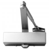 AS11413 - ASEC Size 3 Contract Door Closer with Cover - Satin Stainless Steel