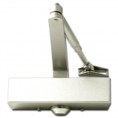 AS11414 - ASEC Size 3 Contract Door Closer with Cover - Polished Stainless Steel
