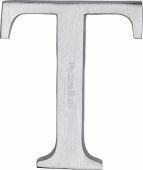 C1565 2 T-SC Heritage Brass Alphabet T Pin Fix 51mm (2") Satin Chrome Finish