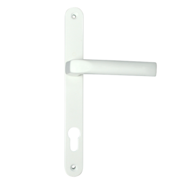 Click Here To Enlarge This Photo Of L15458 - Hoppe White Espagnolette Handles - 92mm Centres - 215mm Screw Centres - 241mm Backplate
